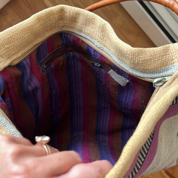 Vintage Carpetbags of America Southwestern Print Bag. - Picture 9 of 13